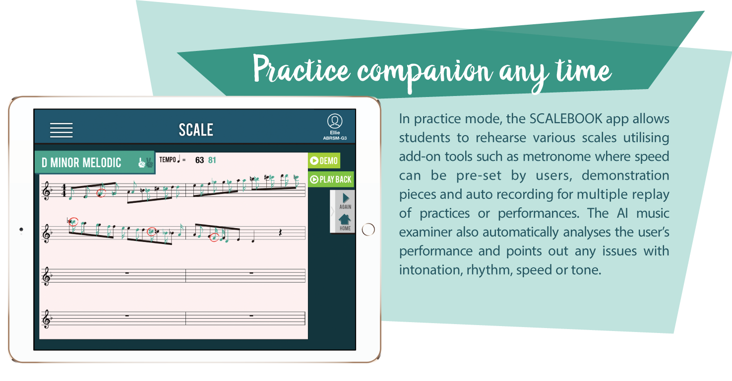 Practice companion any time