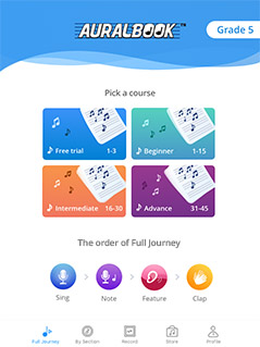 ABRSM aural test app: AURALBOOK