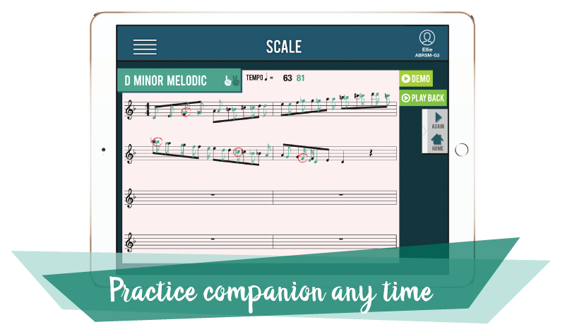 Practice companion any time